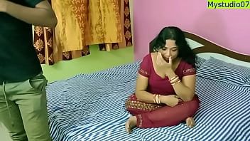 Indian Super-hot hard-core bhabhi having bang-out with petite manhood boy! She is not happy!