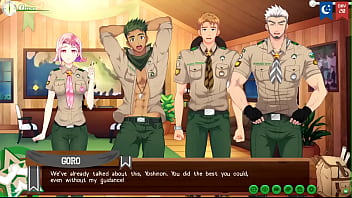Gay-for-pay Men Fellow meat Sizing Challenge - Camp buddy - Yoichi Route - Part 14