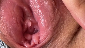Close-up wet appetizing vulva spreading, nubile super-bitch ready to fuck