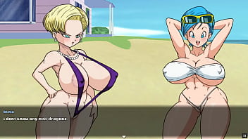 Super Bi-atch Z Tournament 2 [Dragon Ball Manga pornography game Parody] Ep.2 android 18 fuck-fest fight against her doppleganger