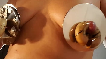 Nippleringlover super-hot large nipple shields meaty nipple rings extreme spread nipple piercings pierced gash super-hot arse