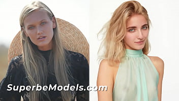 SUPERBE MODELS - (Dasha Elin, Bella Luz) - Ash-blonde COMPILATION! Sexy Models De-robe Slowly And Display Their Ideal Figures Only For You